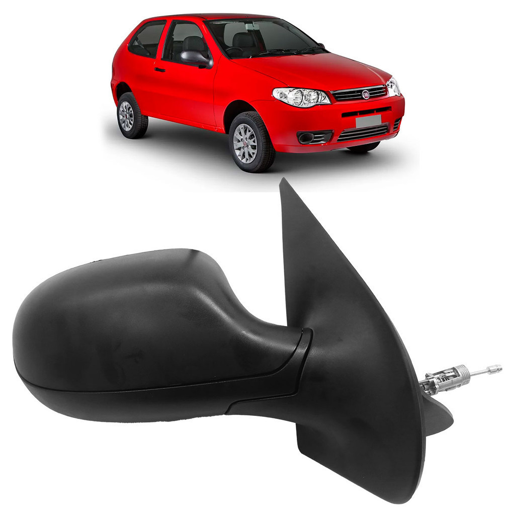 Retrovisor Palio 4 Portas 2011 2012 2013 Texturizado - Spare Parts and Accessories for Vehicles