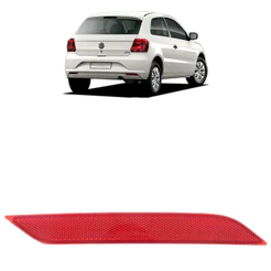 Refletor Parachoque Traseiro Gol G7 2016 2017 2018 Rubi Lente Acrílico