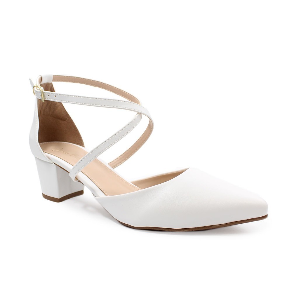 Sapato Feminino Scarpin Elegante Salto Bloco Baixo Com Tira Trançada Tamanho Especial 33 ao 43 em Oferta na Shopee