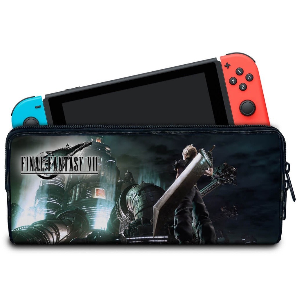 Case para Nintendo Switch Bolsa Estojo - Final Fantasy Vii: Remake