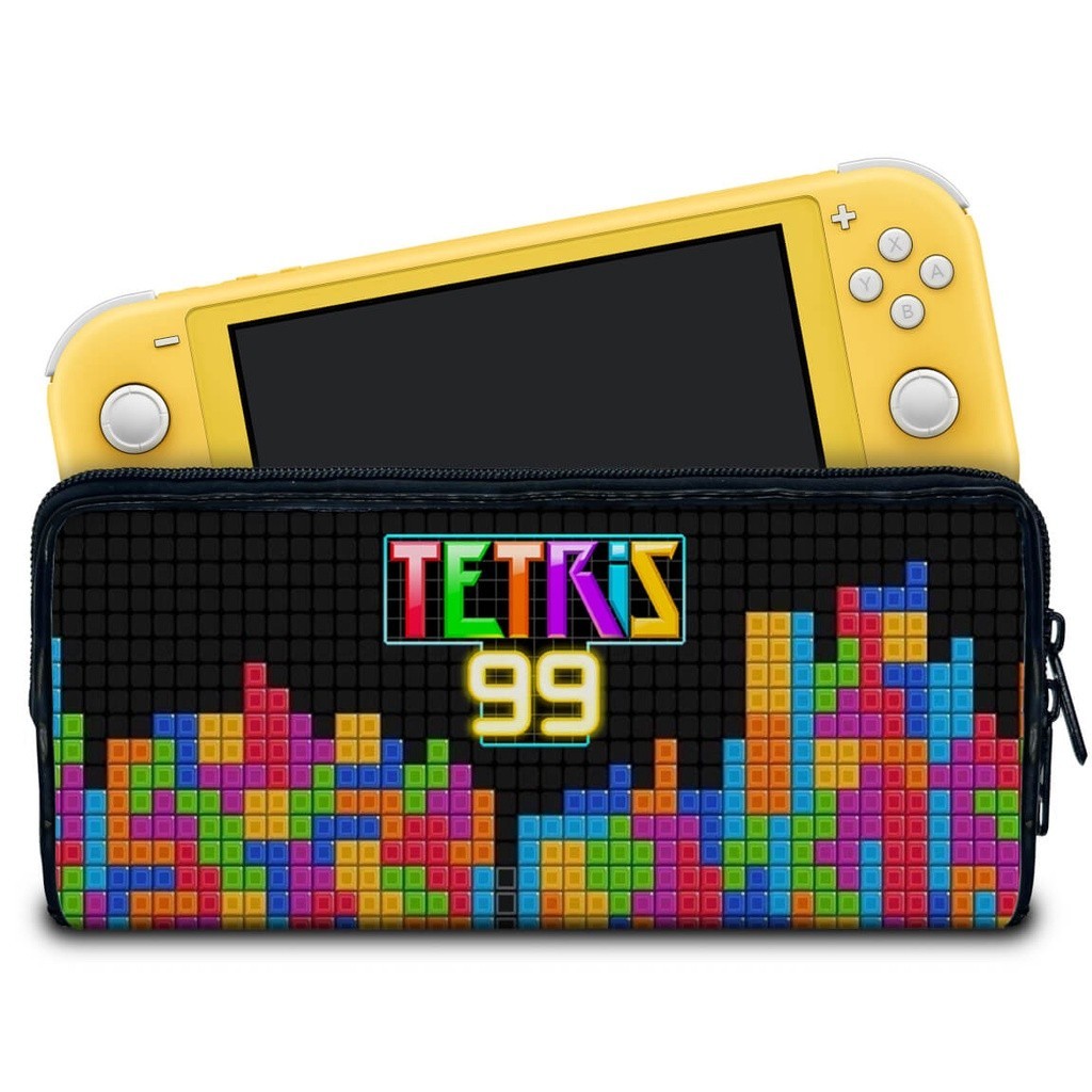 Case para Nintendo Switch Lite Bolsa Estojo - Tetris 99