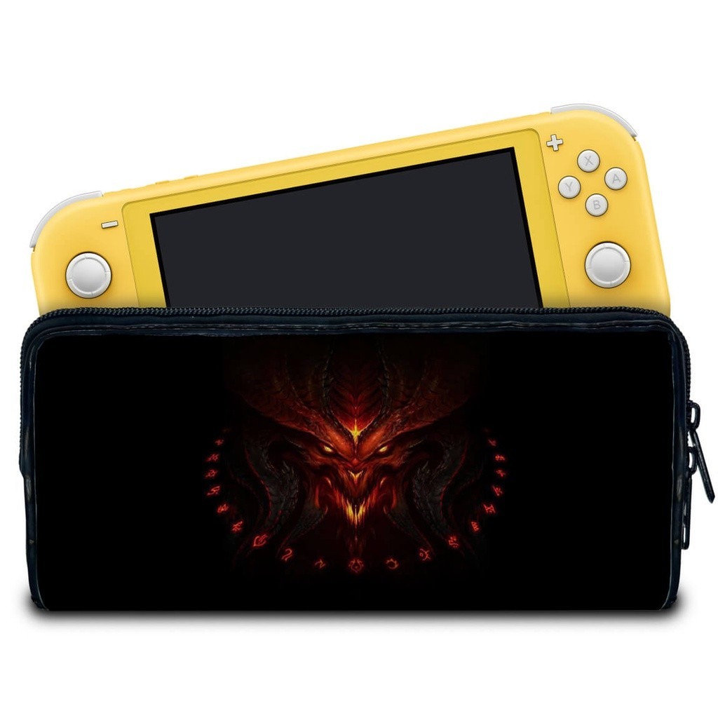 Case para Nintendo Switch Lite Bolsa Estojo - Diablo Iii
