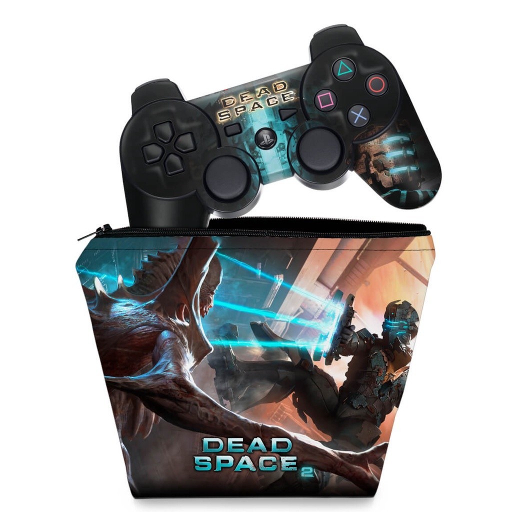Capa Case e Skin Adesivo PS3 Controle - Dead Space 2