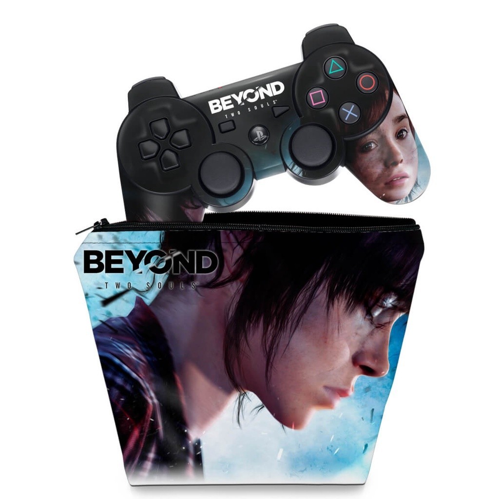 Capa Case e Skin Adesivo PS3 Controle - Beyond Two Souls