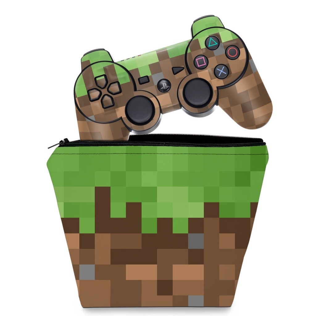 Capa Case e Skin Adesivo PS3 Controle - Modelo 133