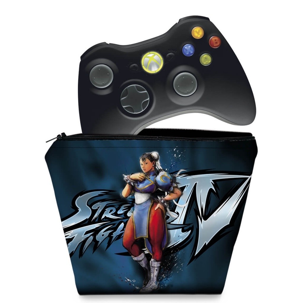 Capa Xbox 360 Controle Case - Street Fighter 4 b