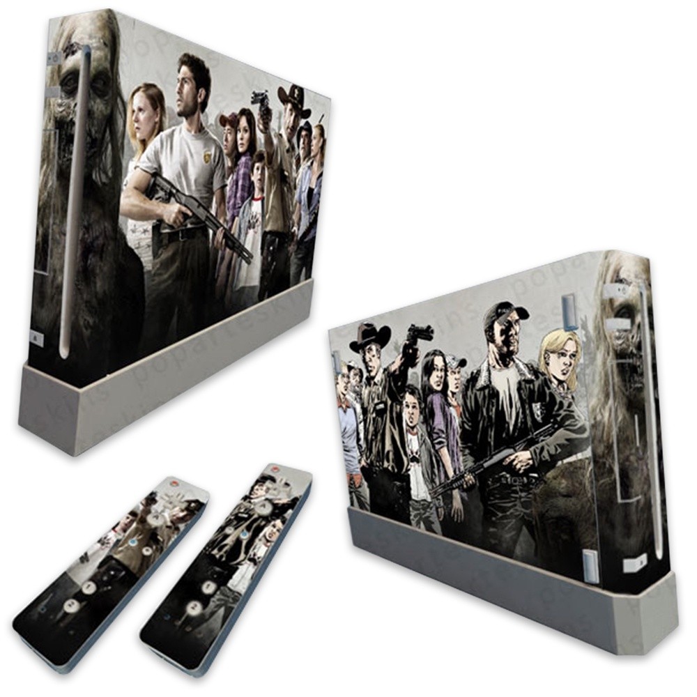 Skin Nintendo Wii Adesivo - The Walking Dead b