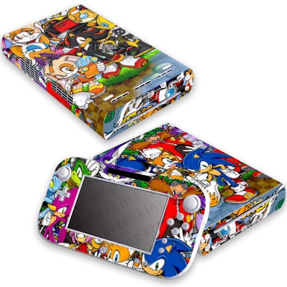 Skin Nintendo Wii U Adesivo - Sonic