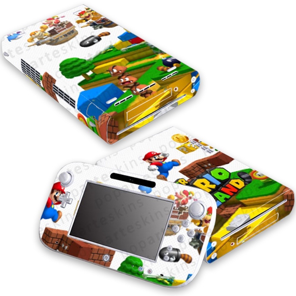 Skin Nintendo Wii U Adesivo - Super Mario 3D Land