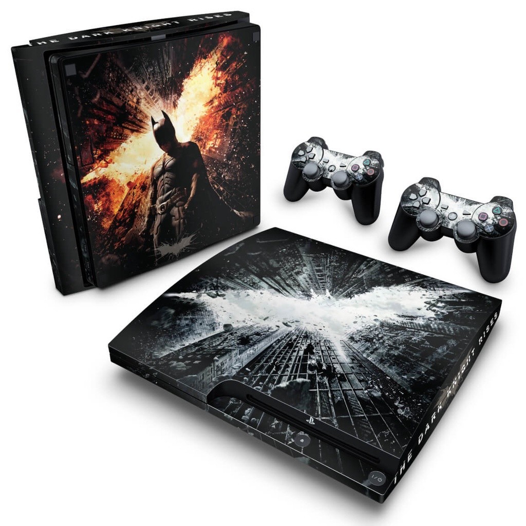 Skin PS3 Slim Adesivo - Batman - The Dark Knight Rises