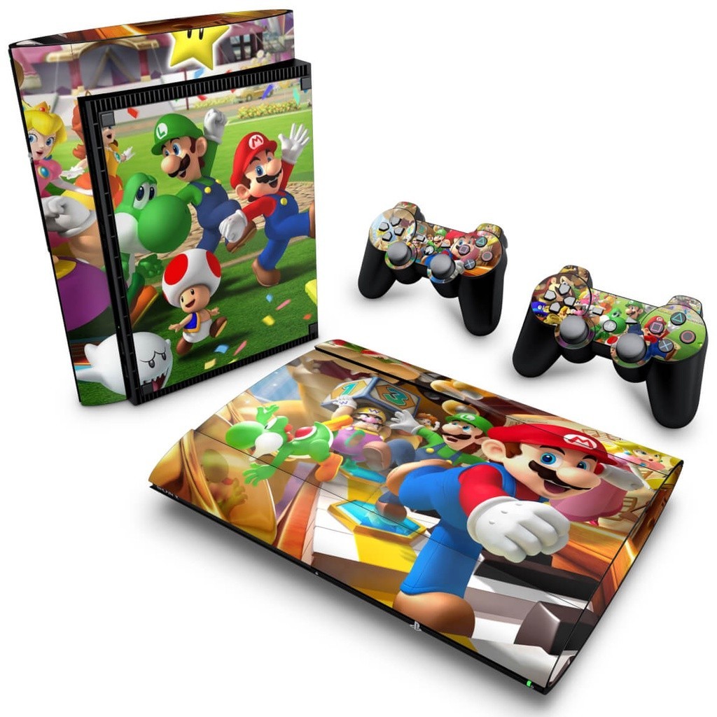 Skin PS3 Super Slim Adesivo - Super Mario