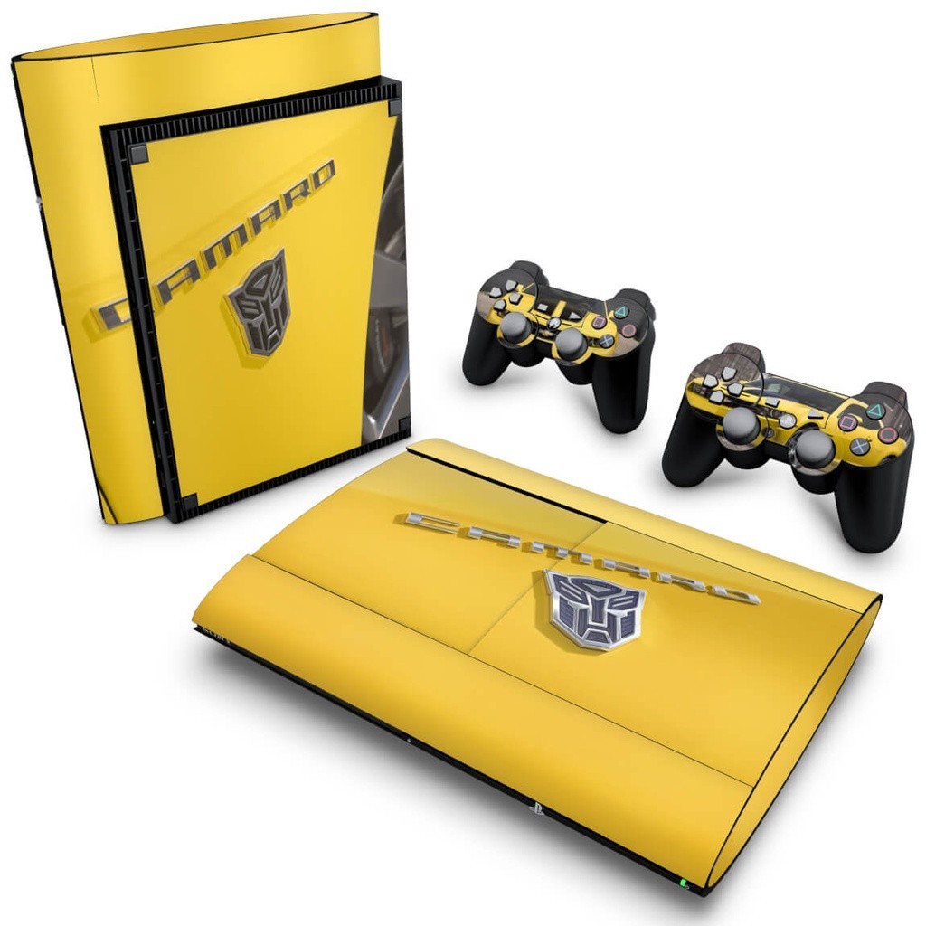 Skin PS3 Super Slim Adesivo - Transformers Camaro