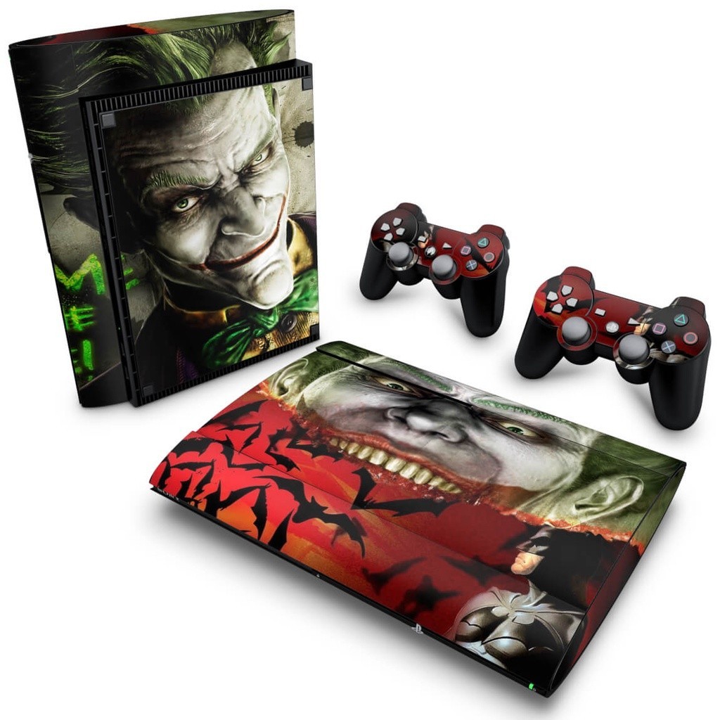 Skin PS3 Super Slim Adesivo - Batman Akham Asylum