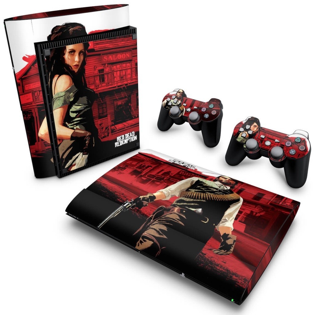 Skin PS3 Super Slim Adesivo - Red Dead Redemption