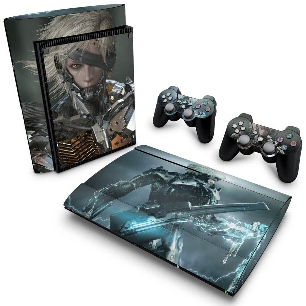 Skin PS3 Super Slim Adesivo - Metal Gear Solid Rising