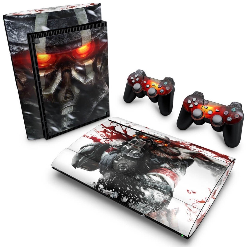 Skin PS3 Super Slim Adesivo - Killzone 3