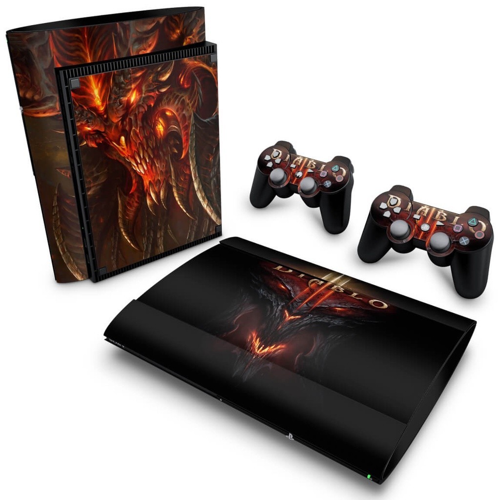 Skin PS3 Super Slim Adesivo - Diablo 3