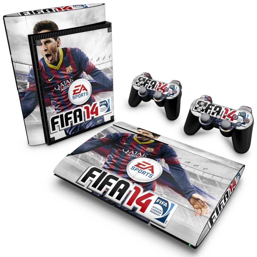 Skin PS3 Super Slim Adesivo - Fifa 14