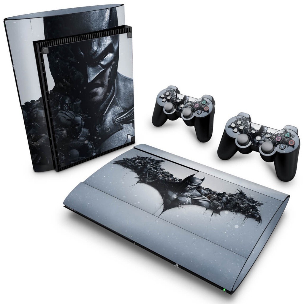 Skin PS3 Super Slim Adesivo - Batman Akham Origins