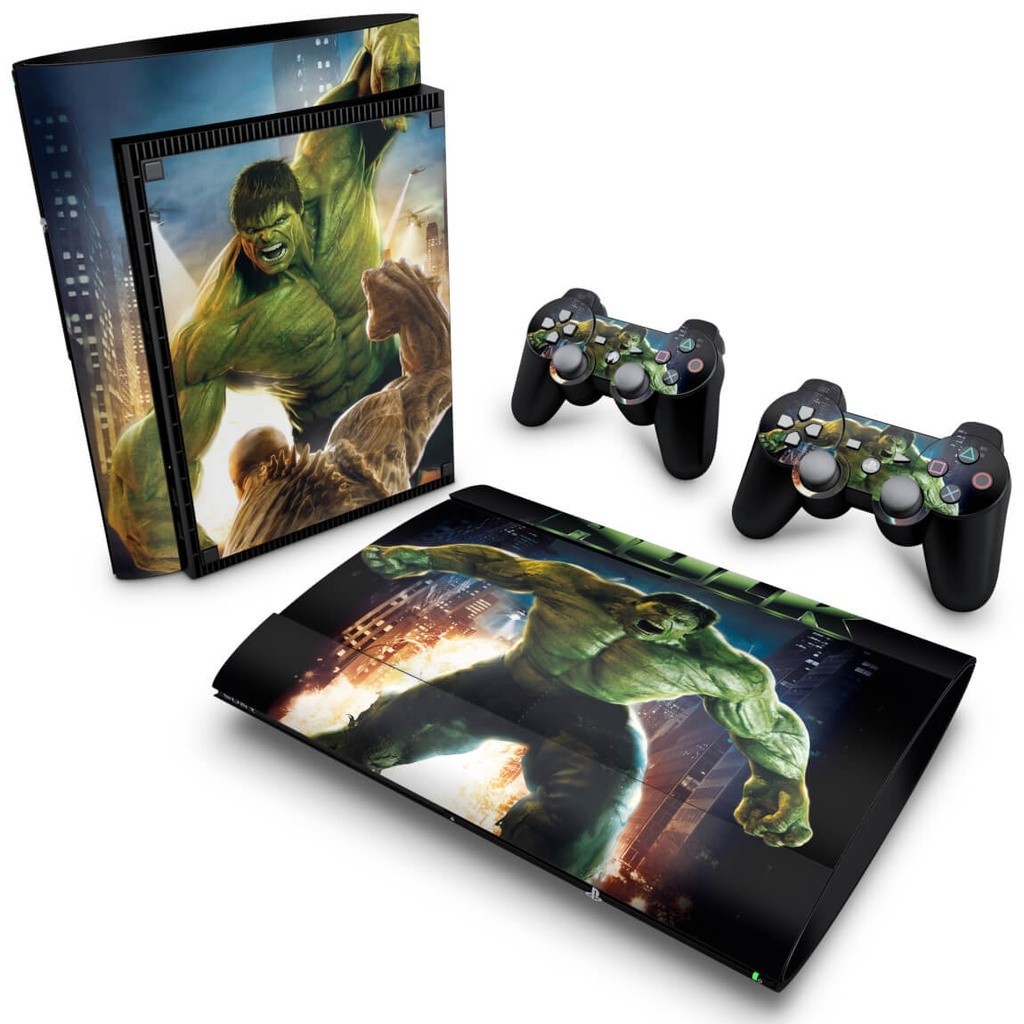 Skin PS3 Super Slim Adesivo - Hulk