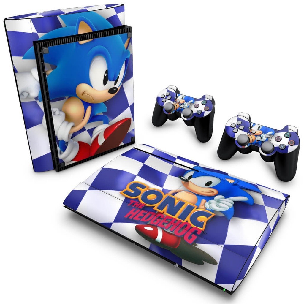 Skin PS3 Super Slim Adesivo - Sonic The Hedgehog