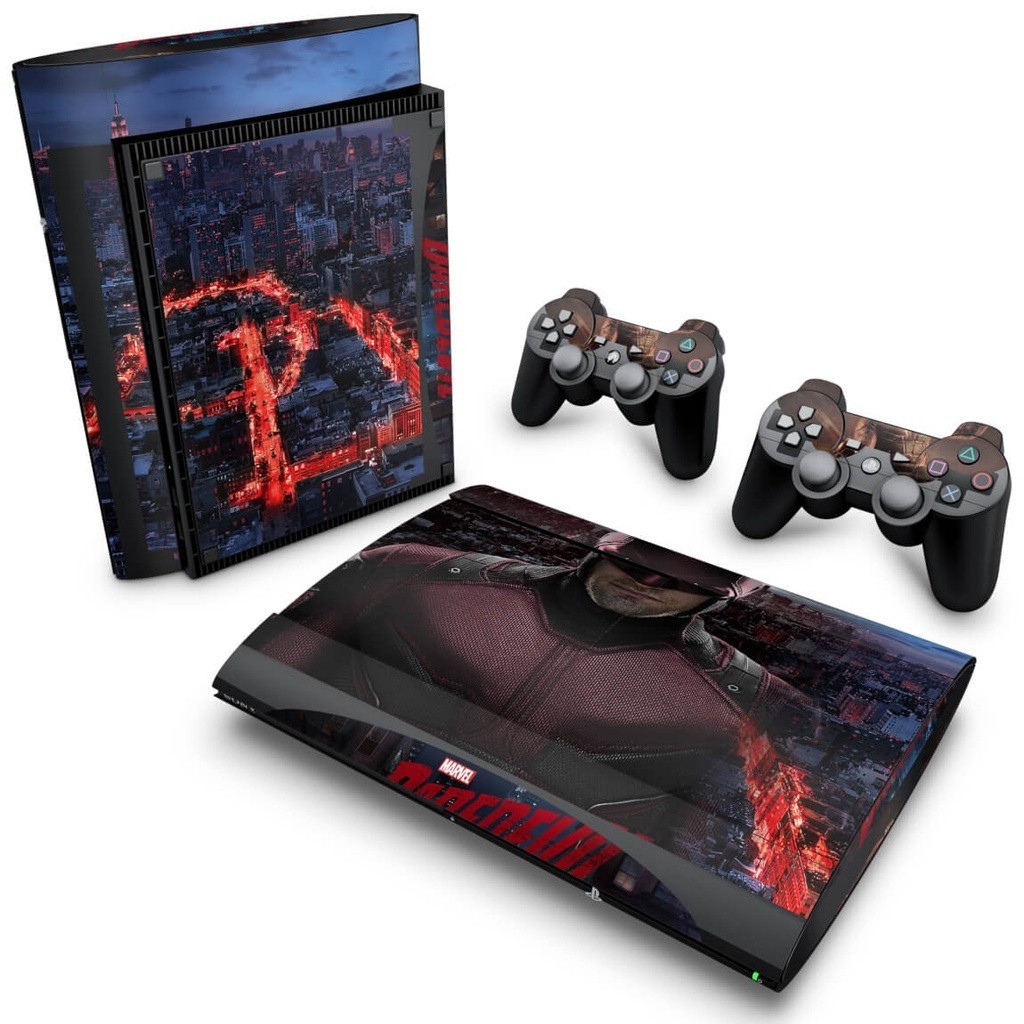 Skin PS3 Super Slim Adesivo - Daredevil Demolidor