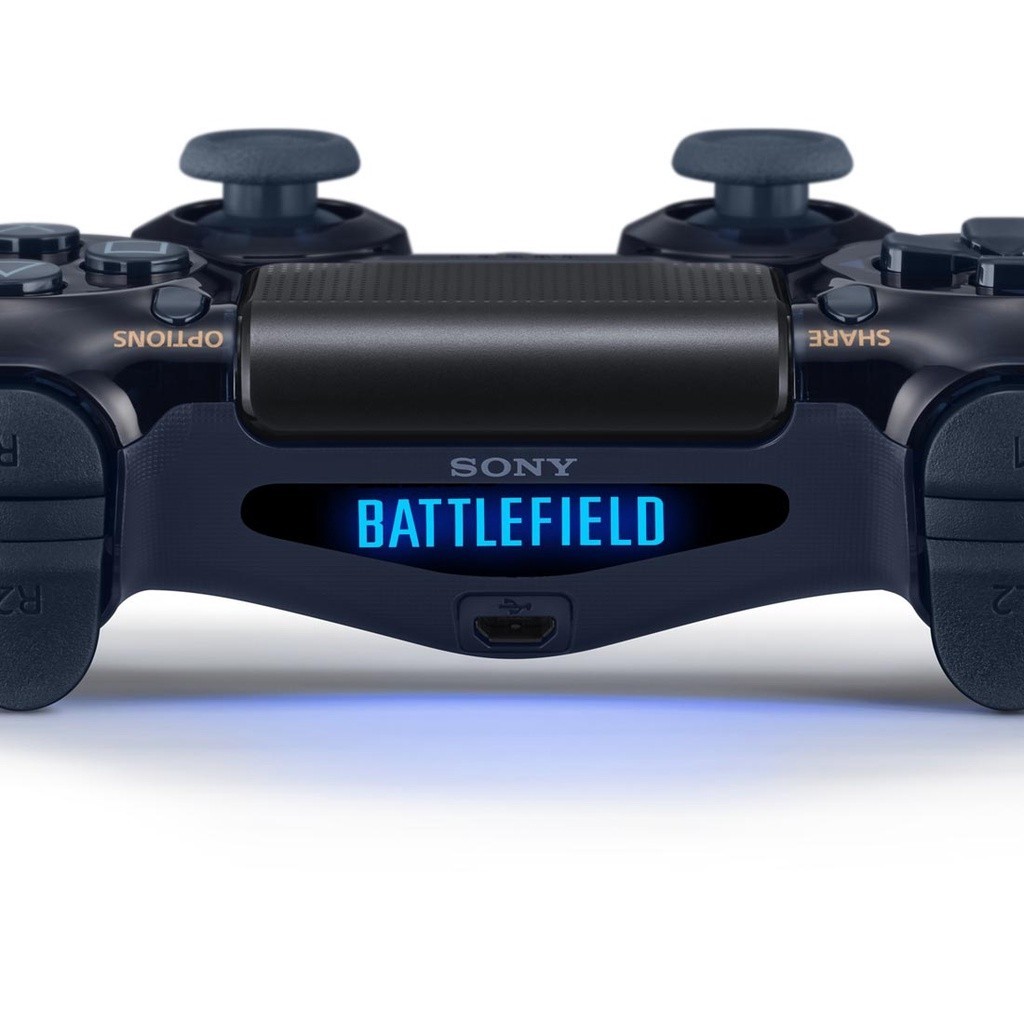 Skin PS4 Light Bar Controle Adesivo - Battlefield Hardline