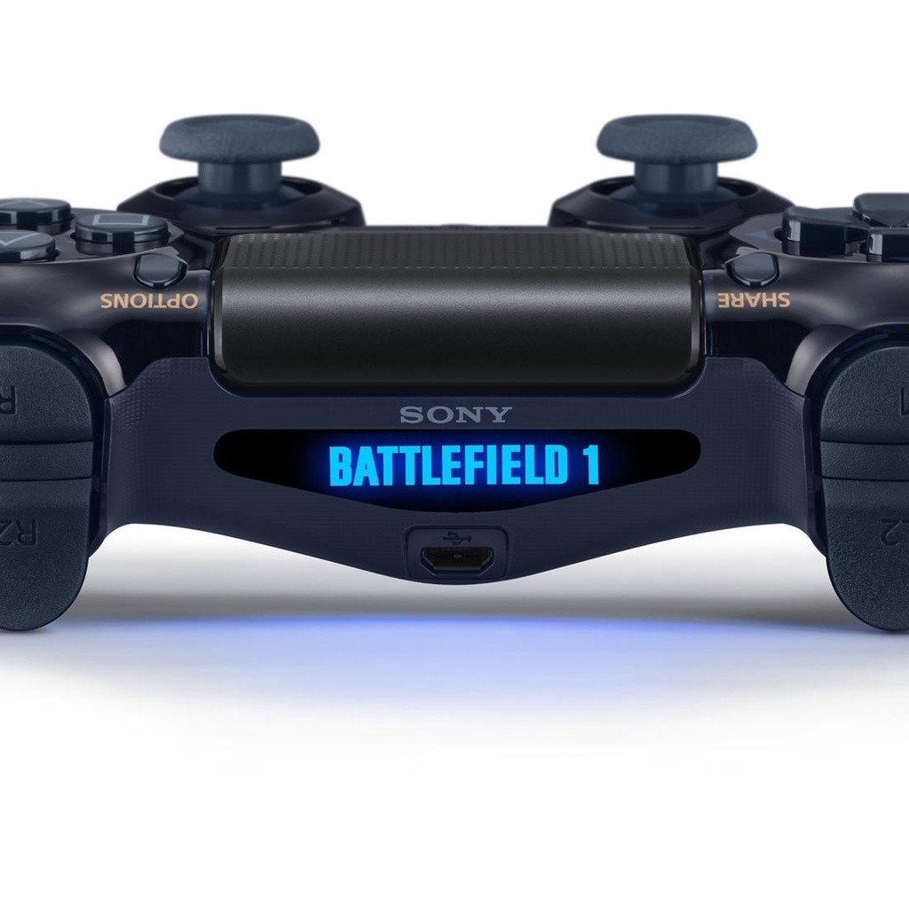 Skin PS4 Light Bar Controle Adesivo - Battlefield 1