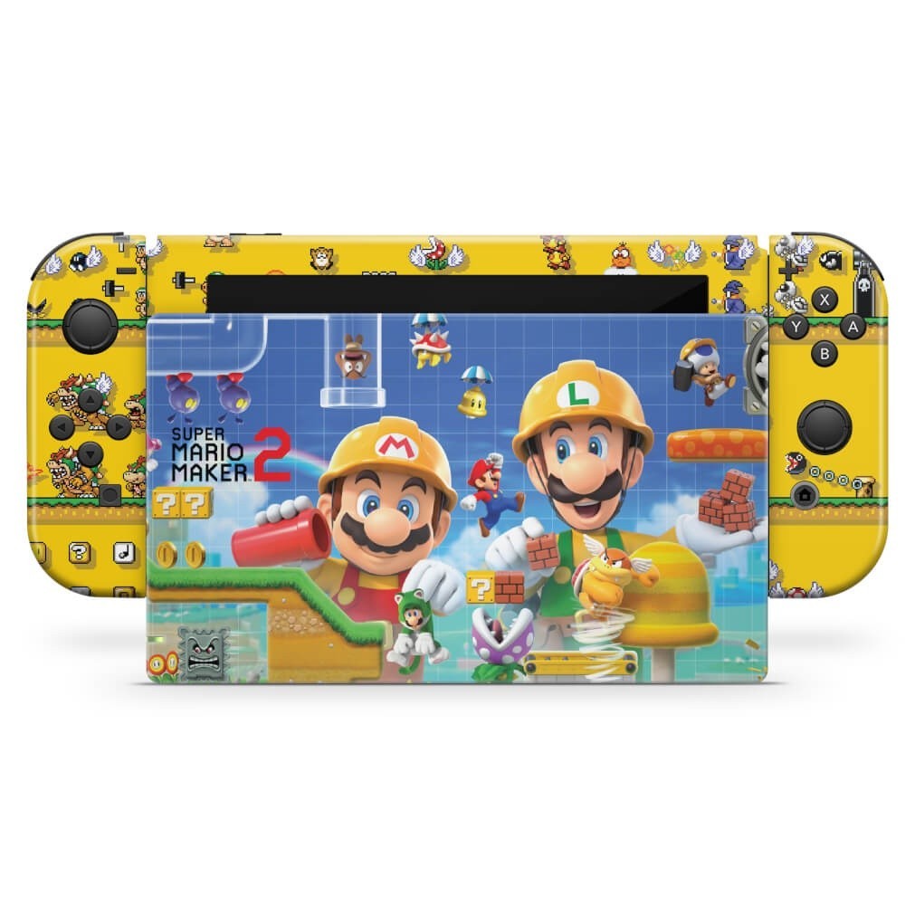 Skin Adesivo Nintendo Switch - Super Mario Maker 2