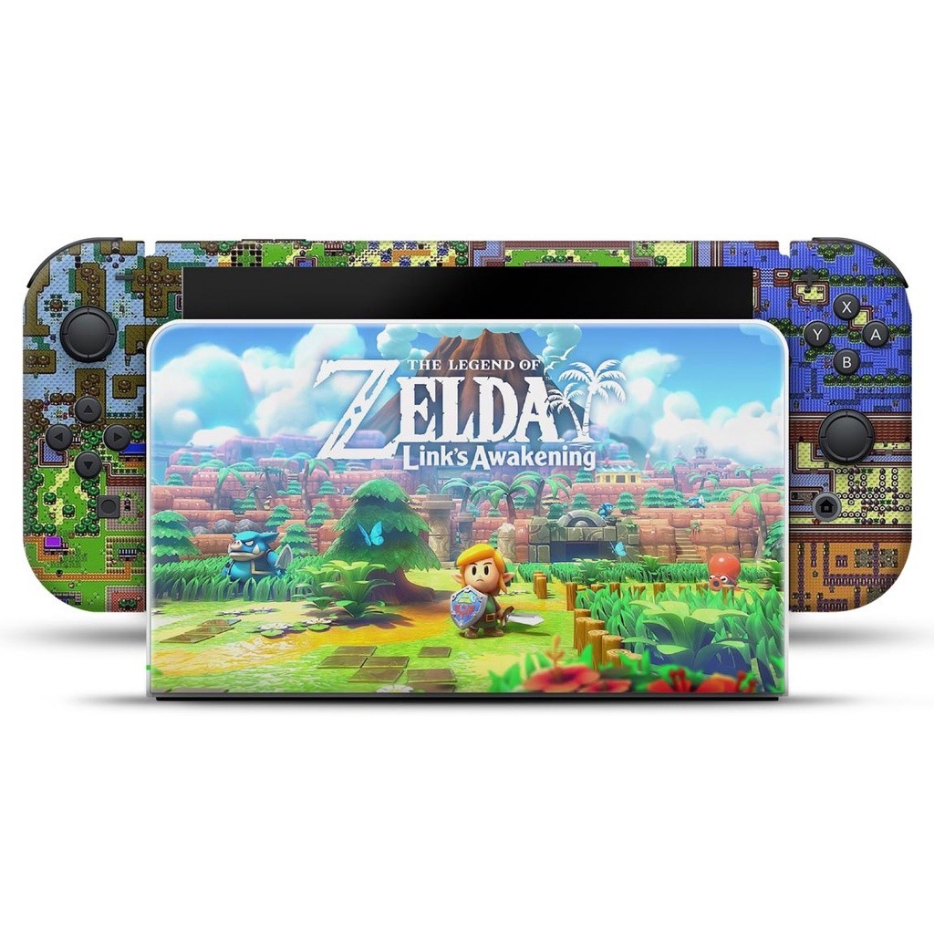 Skin Nintendo Switch Oled Adesivo - Zelda Link's Awakening
