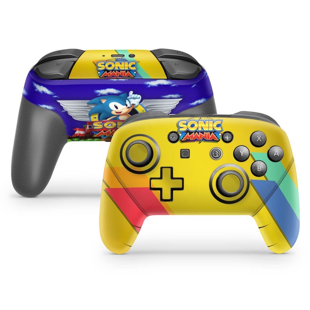 Skin Adesivo Nintendo Switch Pro Controle - Sonic Mania