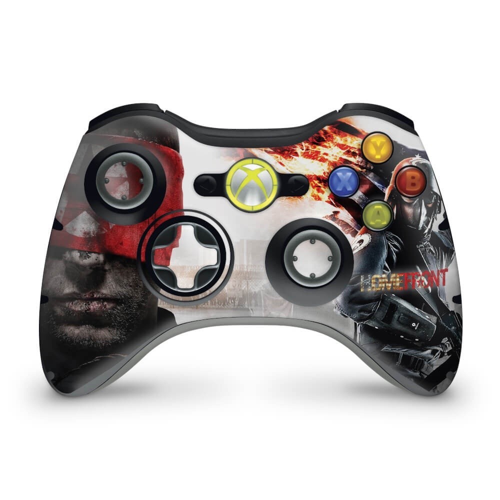 Skin Xbox 360 Controle Adesivo - Homefront