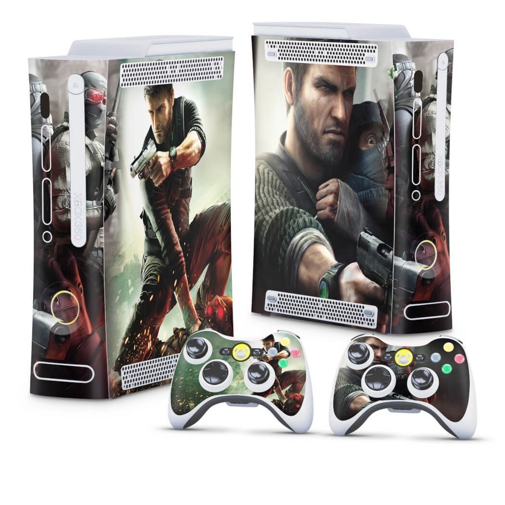 Skin Xbox 360 Fat Arcade Adesivo - Splinter Cell Conviction