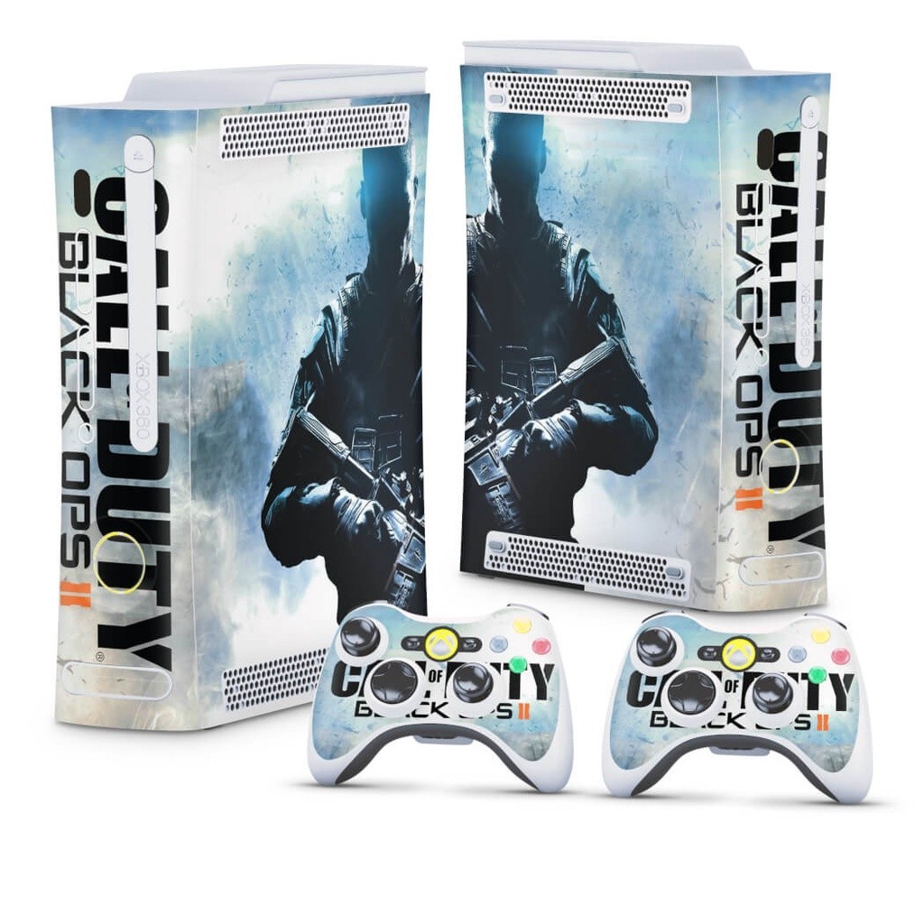 Skin Xbox 360 Fat Arcade Adesivo - Call Of Duty Black Ops 2