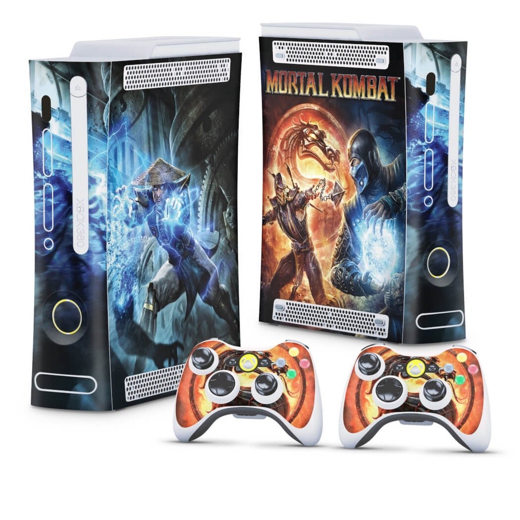 Skin Xbox 360 Fat Arcade Adesivo - Mortal Kombat