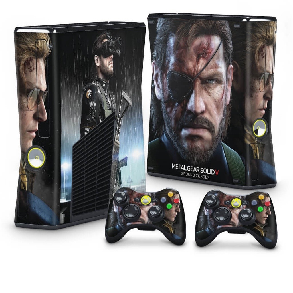 Skin Xbox 360 Slim Adesivo - Metal Gear Solid V