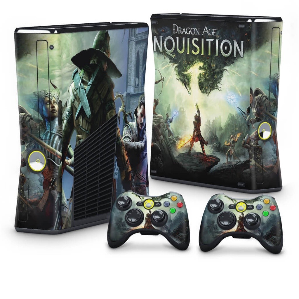 Skin Xbox 360 Slim Adesivo - Dragon Age: Inquisition