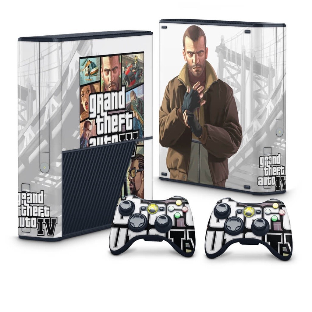 Skin Adesivo Xbox 360 Super Slim - Gta Iv