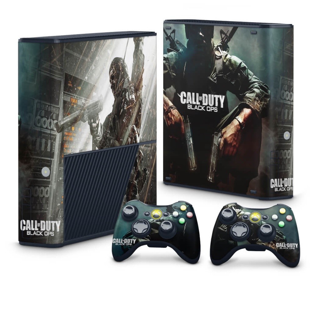 Skin Adesivo Xbox 360 Super Slim - Call Of Duty Black Ops