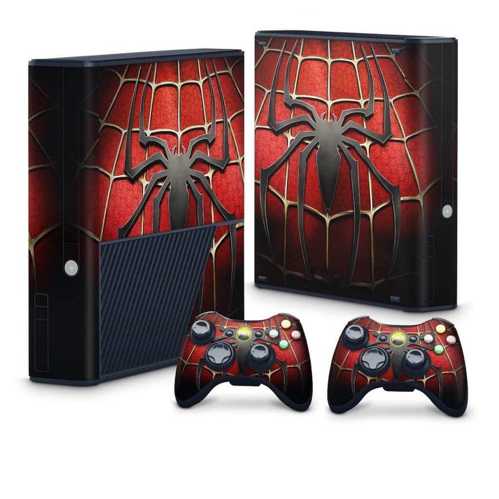 Skin Adesivo Xbox 360 Super Slim - Spiderman Homem-Aranha #B