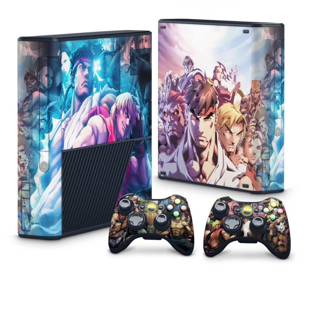 Skin Adesivo Xbox 360 Super Slim - Street Fighter