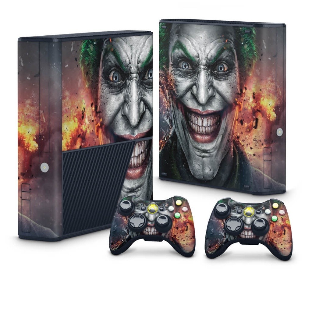 Skin Adesivo Xbox 360 Super Slim - Coringa Joker #B