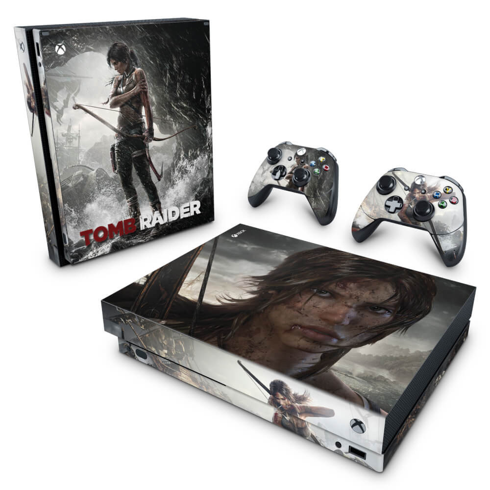 Skin Xbox One X Adesivo - Tomb Raider