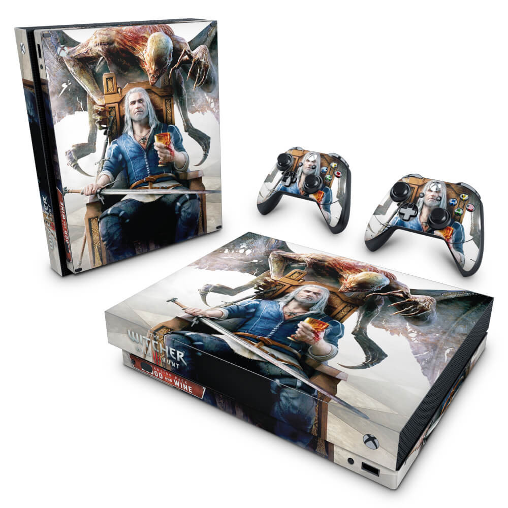 Skin Xbox One X Adesivo - The Witcher 3 Blood And Wine