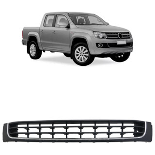 Grade Central Amarok 2012 2013 2014 2015 2016 Preto Texturizado Friso Cromado em Oferta na Shopee