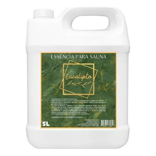 Essência De Eucalipto Concentrado Para Sauna 5 Litros
