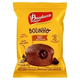 Bolo Bauducco Duplo Chocolate com 16 Un Bolinho em Oferta na Shopee