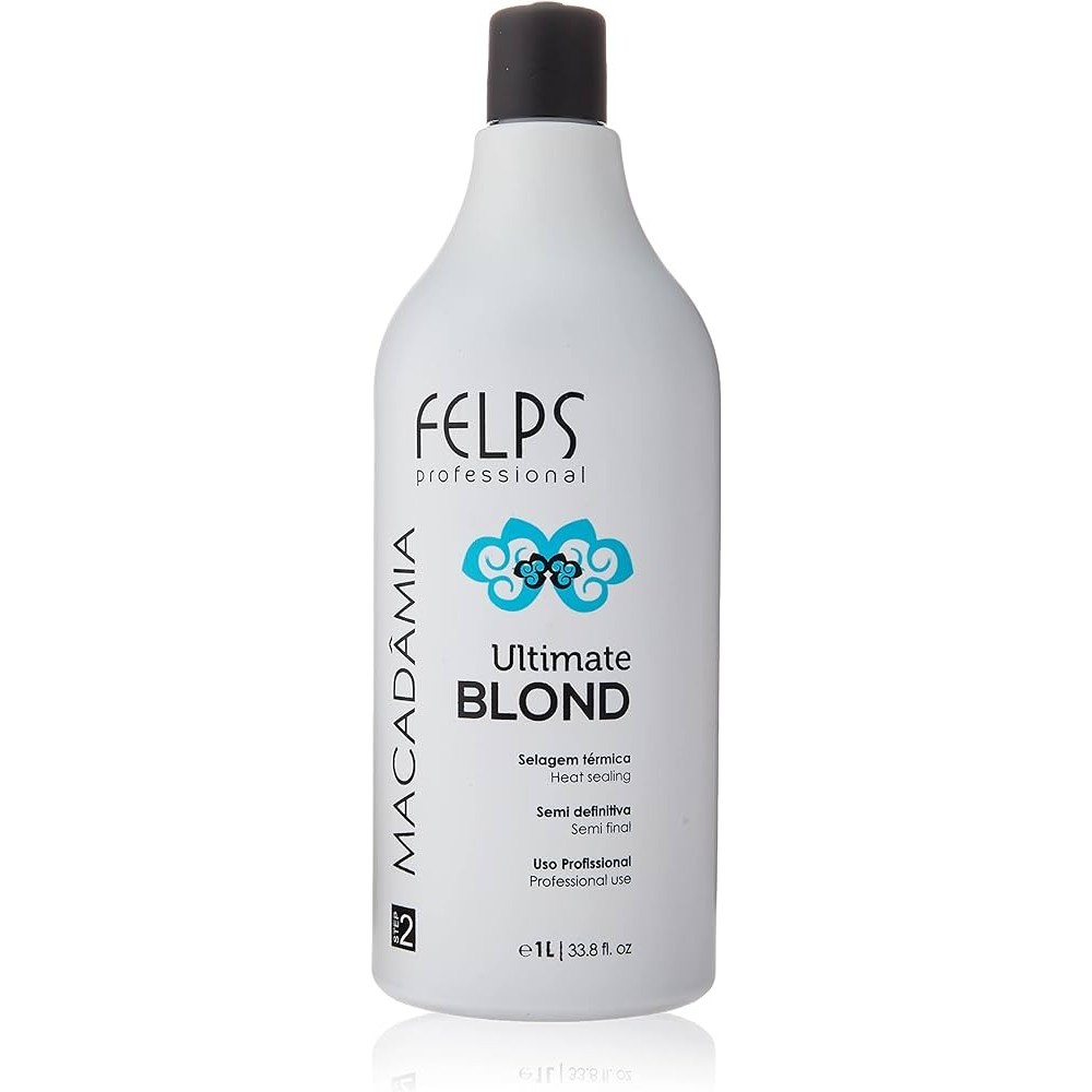 Felps Macadâmia - Progressiva Ultimate Blonde 1L em Oferta na Shopee