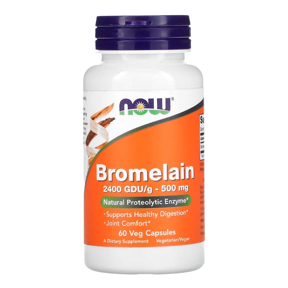 Bromelaína 500mg Now Foods 60 Cápsulas Importado em Oferta na Shopee