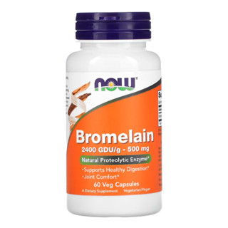 Bromelaína 500mg Now Foods 60 Cápsulas Importado em Oferta na Shopee